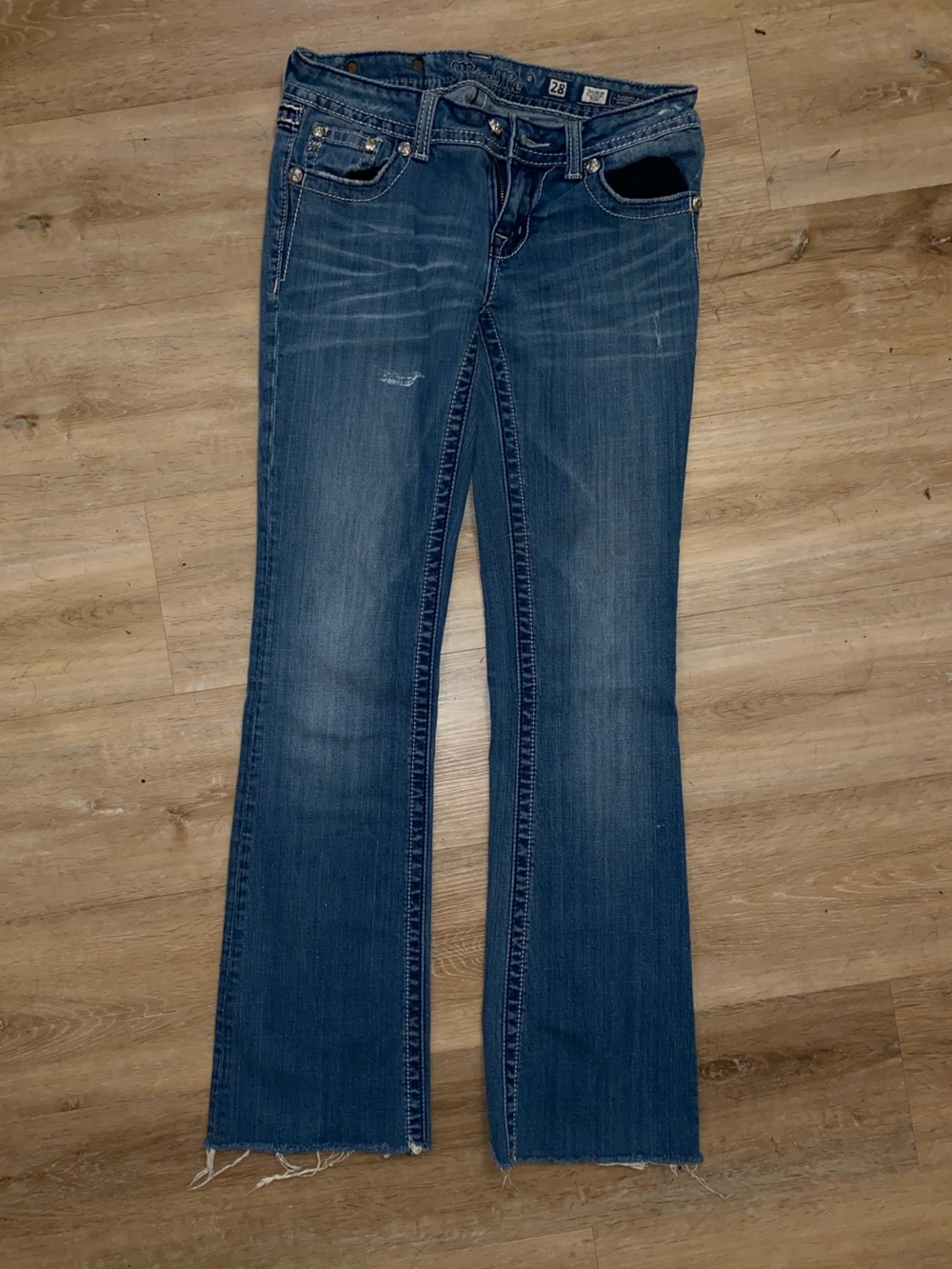 Miss Me Women's Blue Flare Jeans